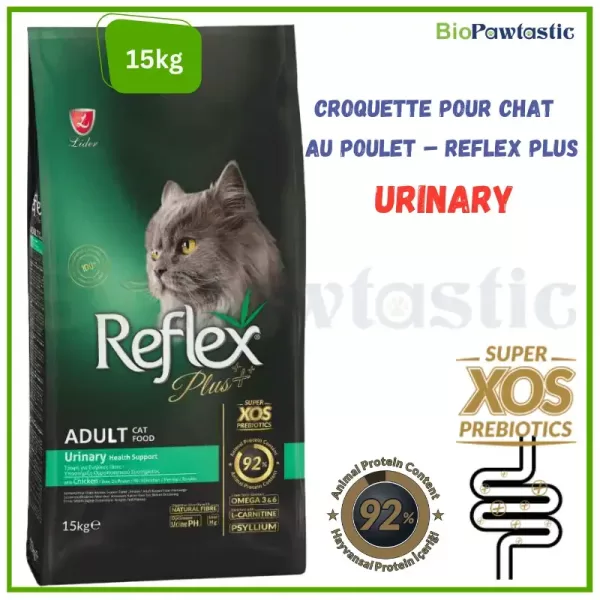 Reflex Plus Urinary Cat Adult 15kg