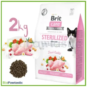 Brit Care Cat Grain-Free STERILIZED SENSITIVE 2KG